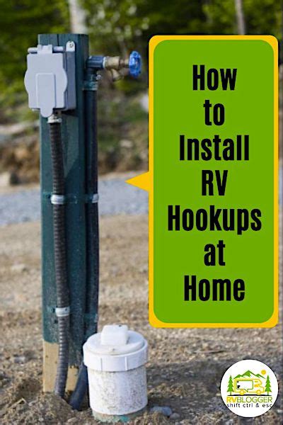 how to install an electrical rv hookup box|electric rv hookup instructions.